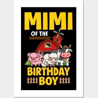 Mimi Of Birthday Boy Farm Animals Birthday Party Posters and Art